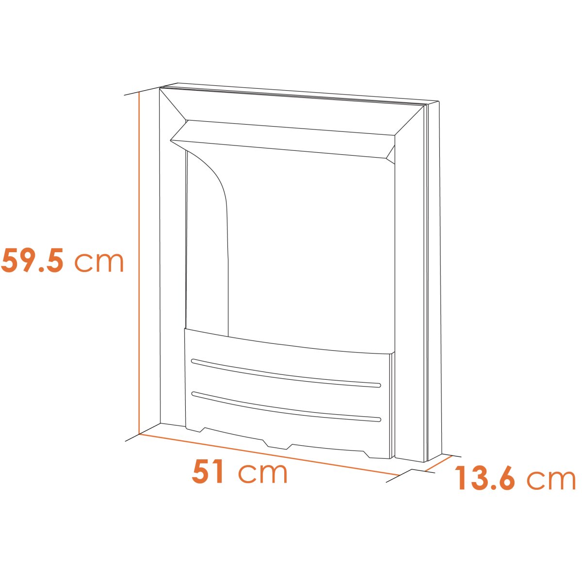 Adam Colorado Bioethanol Fire for Fireplaces, Up to 3kW, image 4