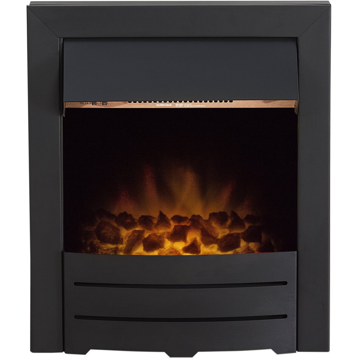 Adam Colorado Inset Electric Fire in Black, 2kW