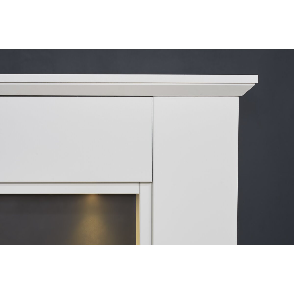 Adam Eltham Fireplace with Oslo Electric Fire and Downlights, 45 Inch, image 6
