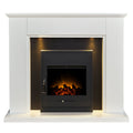 Adam Eltham Fireplace with Oslo Electric Fire and Downlights, 45 Inch