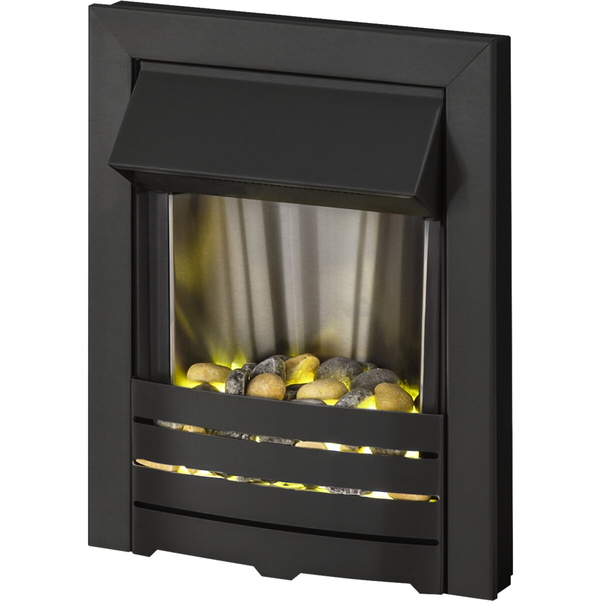 Adam Helios Inset Electric Fire in Black, 2kW, image 4