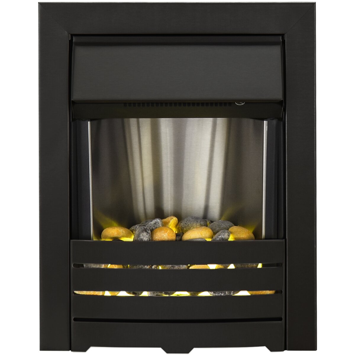 Adam Helios Inset Electric Fire in Black, 2kW
