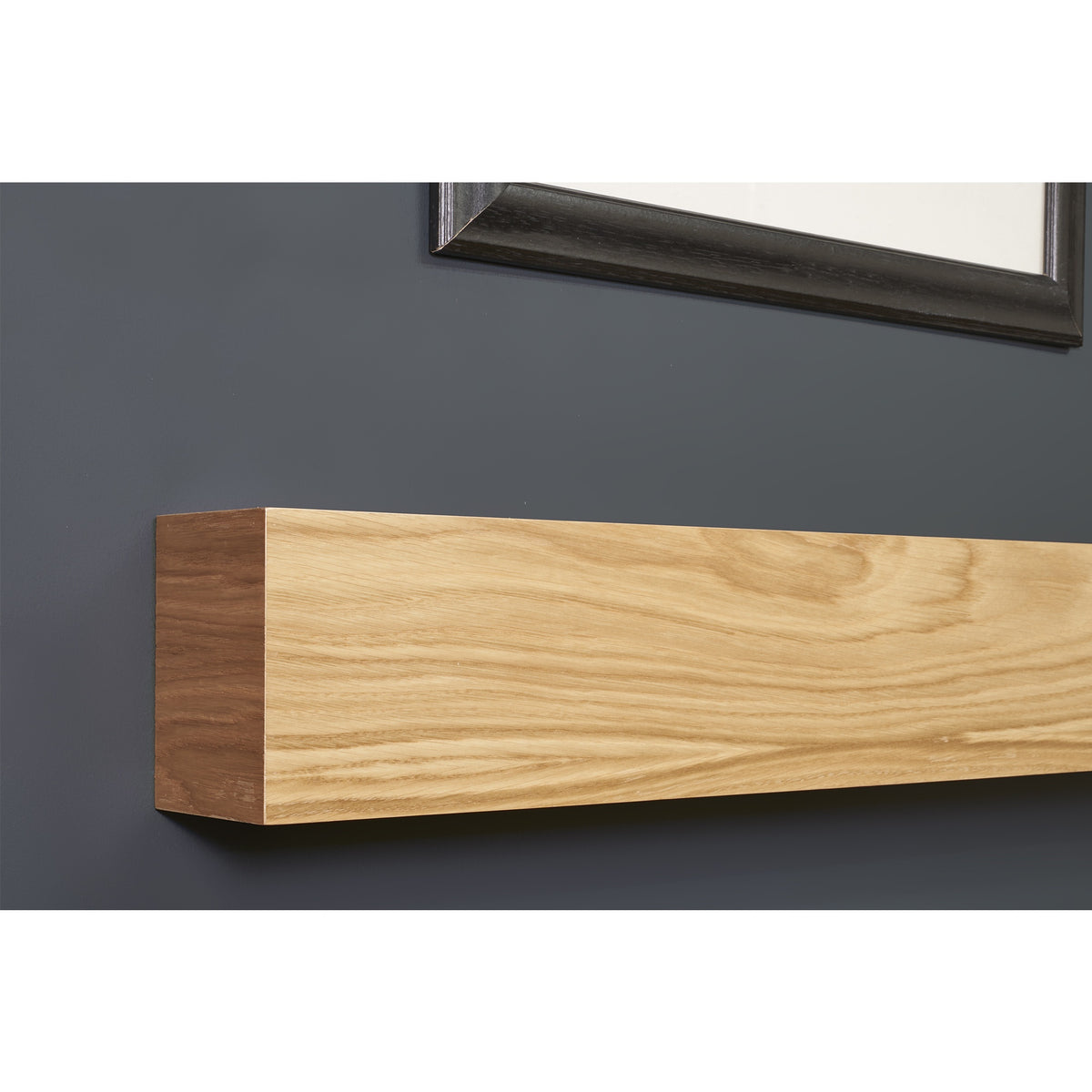 Close up of the Adam oak effect beam on the wall