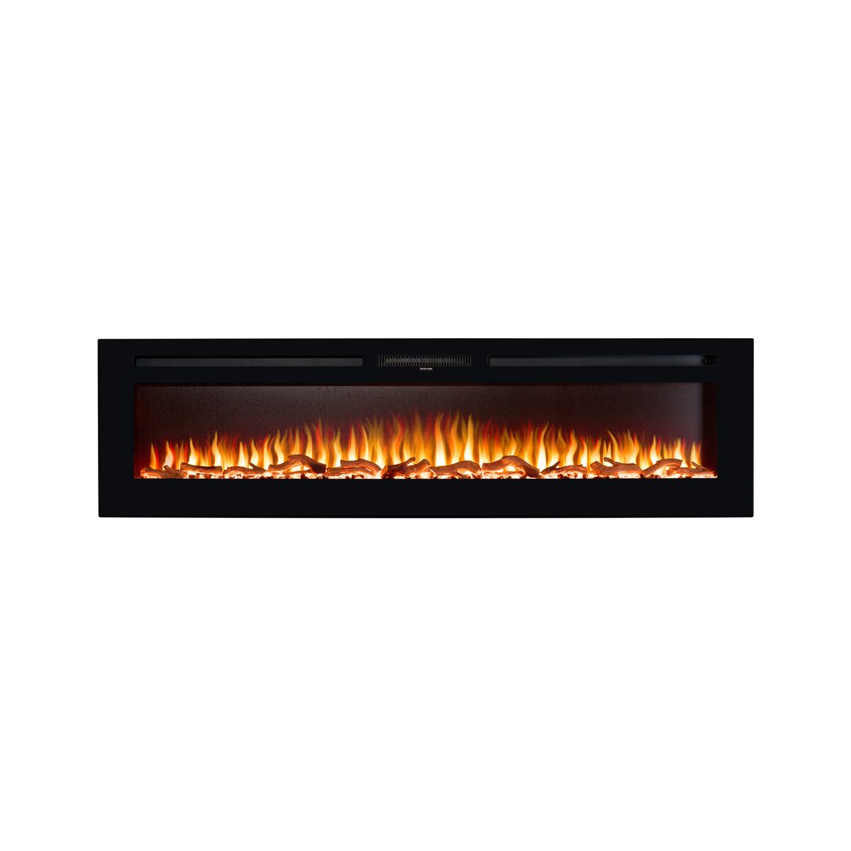 Adam Orlando 72 Inch Inset or Wall Mounted Electric Fire, 2kW, image 3