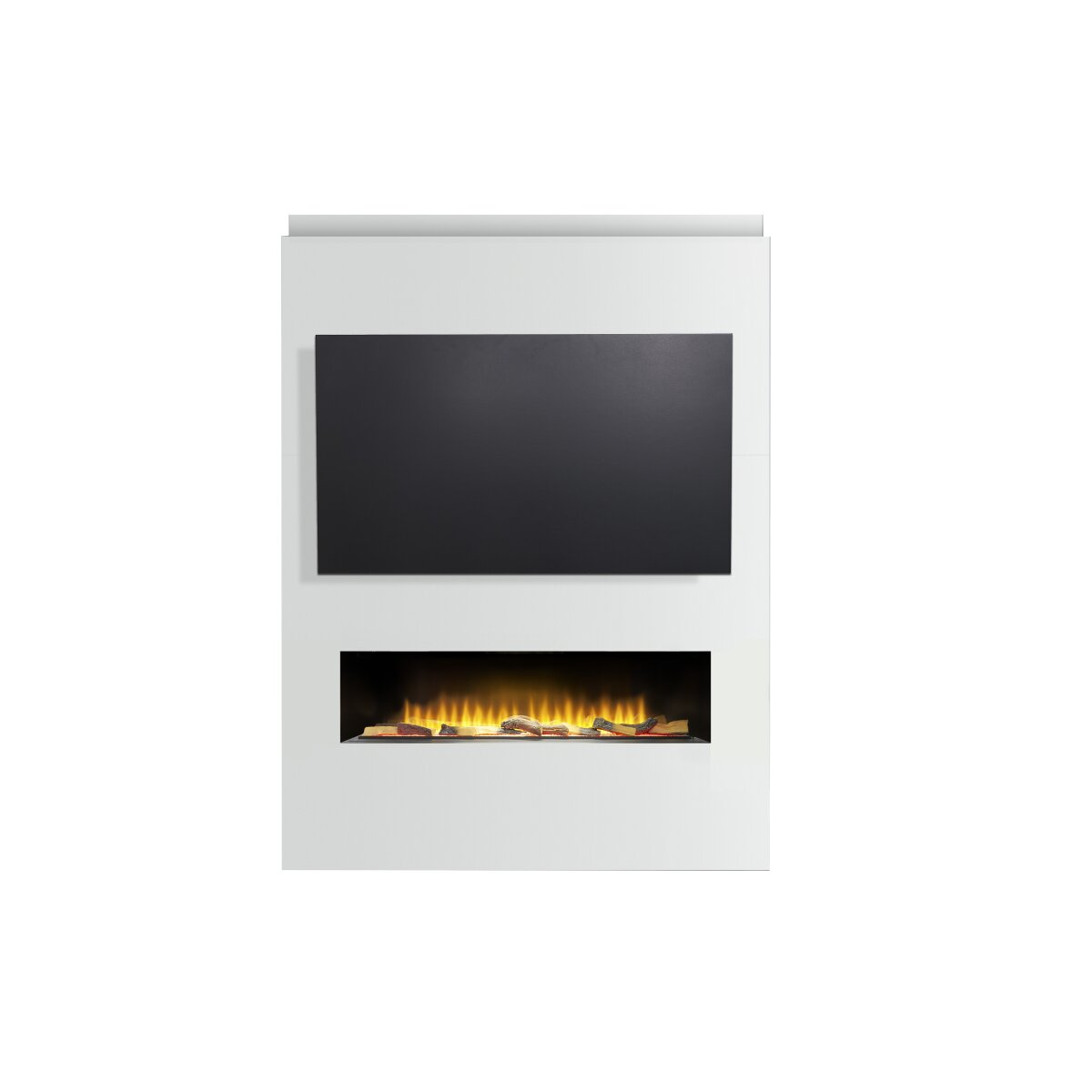 Adam Sahara Pre-Built Fully Inset Media Wall 1 with 51 Inch Electric Fire, image 4