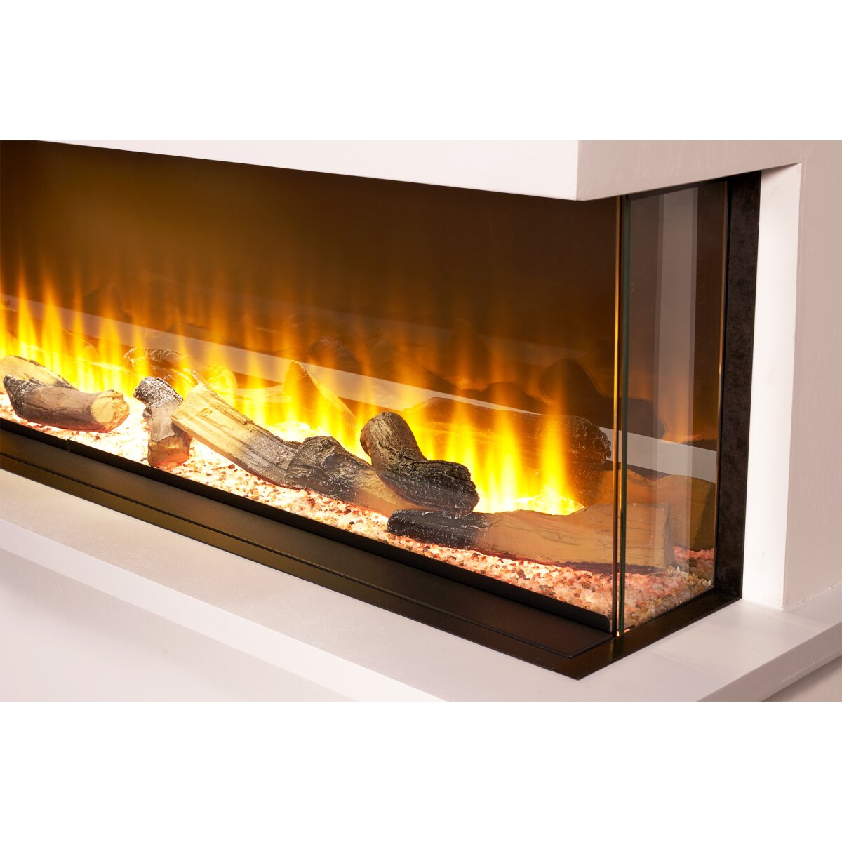 Adam Sahara Pre-Built Panoramic Media Wall 2 with 31 Inch Electric Fire, image 5