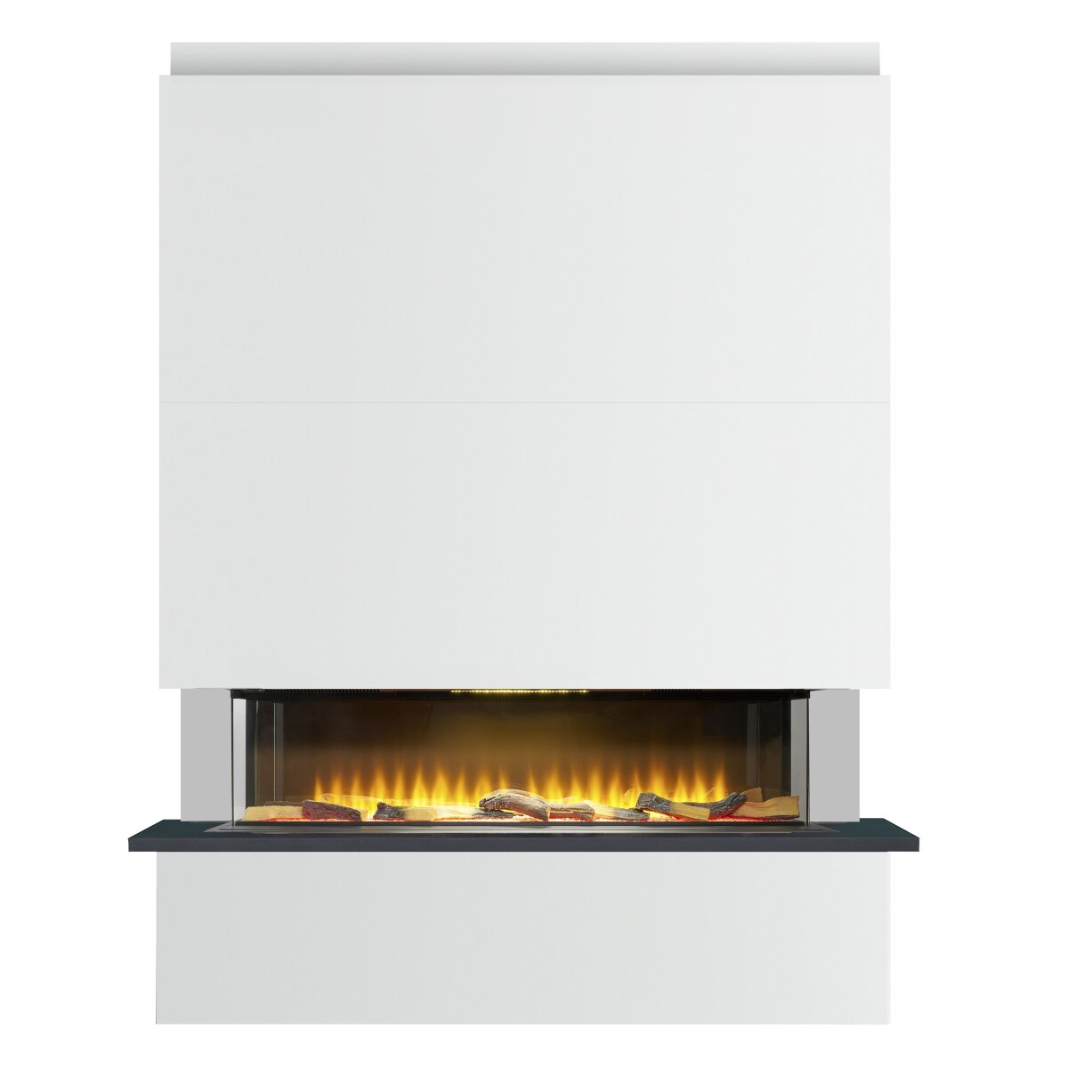 Adam Sahara Pre-Built Panoramic Media Wall 3 with 51 Inch Electric Fire, image 4