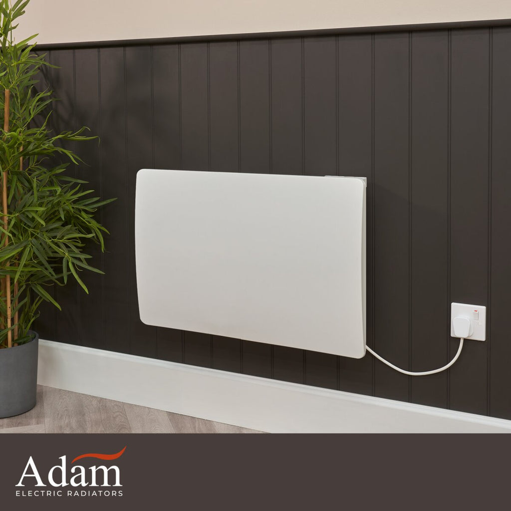 Adam Solis Ceramic Core Electric Radiator in White, 1000W to 2000W, image 11
