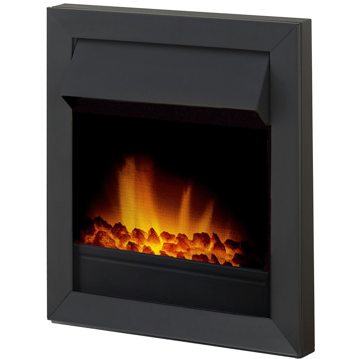 Adam Vancouver Inset Electric Fire in Black, 2kW, image 2