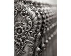 Carron Antoinette cast iron radiator, hand burnished section detail
