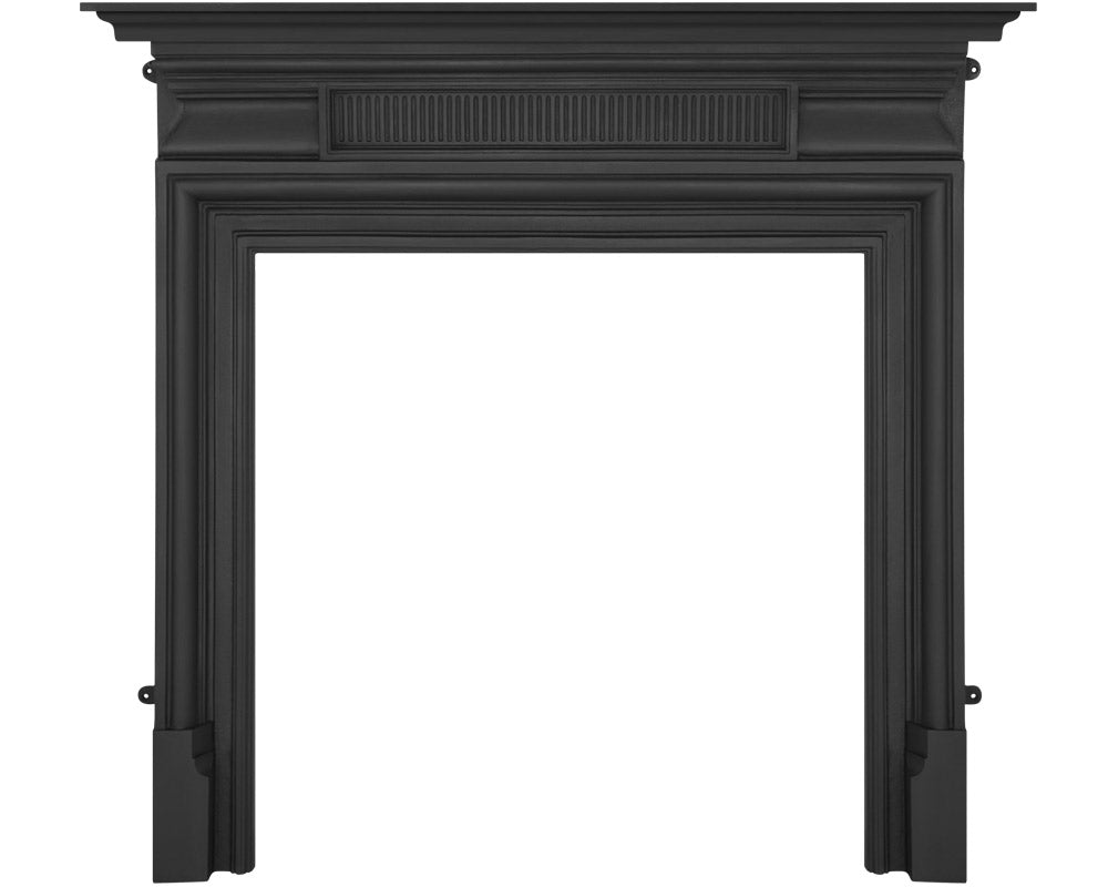 Carron Belgrave cast iron fire surround in black