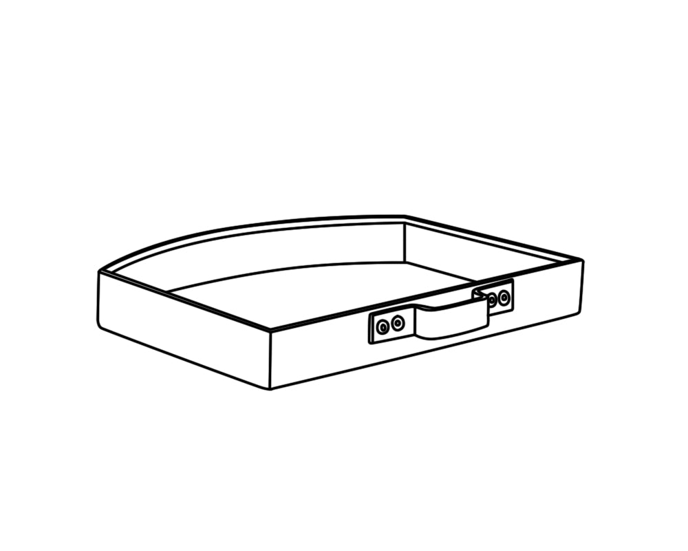 Carron Dante 5kW stove ashpan (BHC213), genuine Carron part