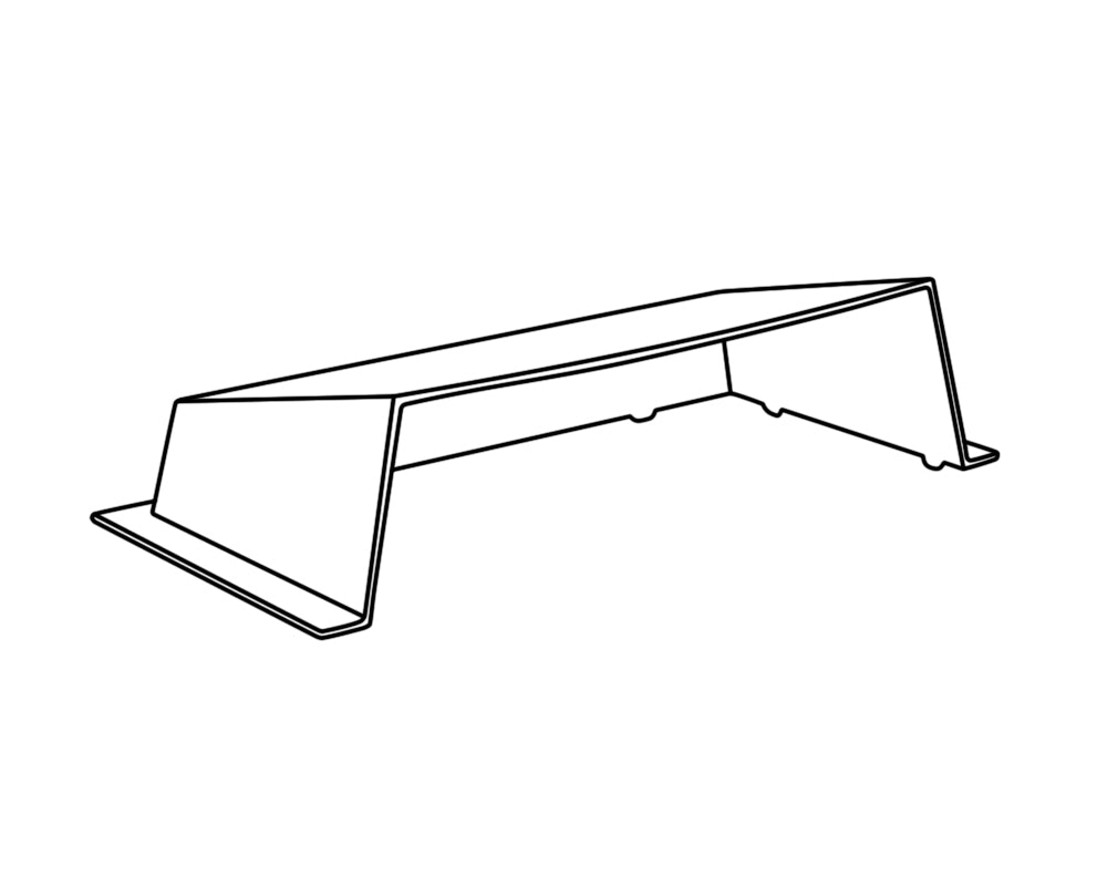 Carron 11kW stove baffle plate (BHC618), genuine Carron part