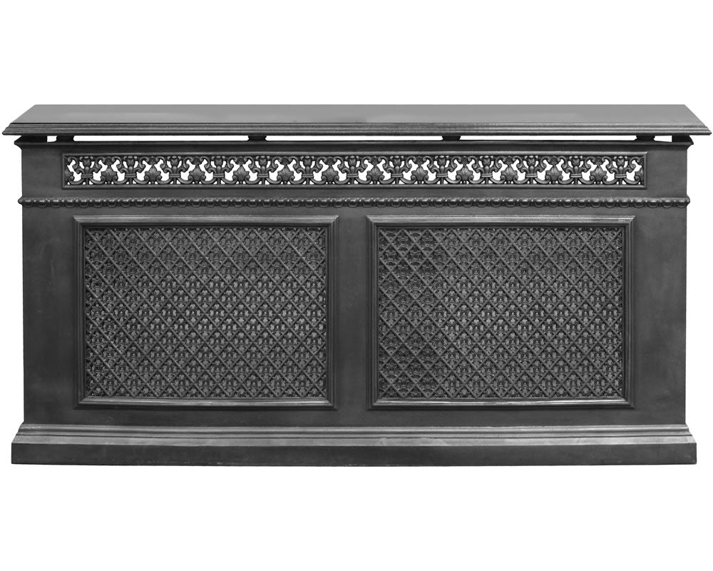 Carron cast iron 2 panel radiator cover