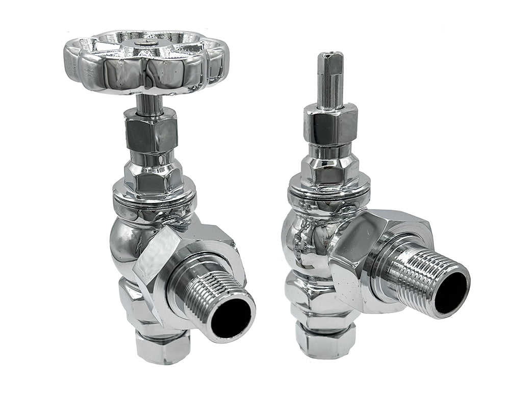 Carron Daisy wheel valve set in chrome