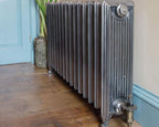 Carron Churchill cast iron radiator, hand burnished setting