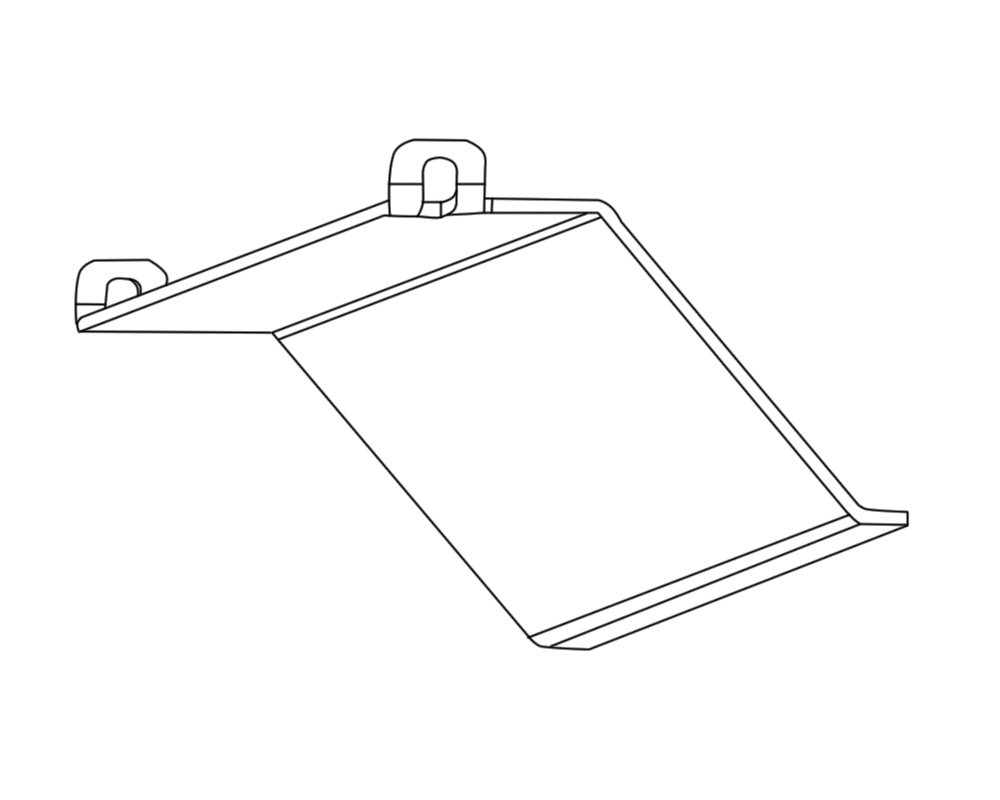 Carron ECO Revolution 5kW stove baffle plate (CNE003), genuine Carron part