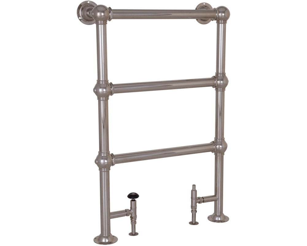 Carron Colossus 1000 x 650mm floor standing towel rail in nickel