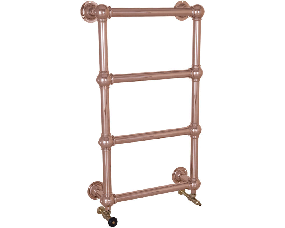 Carron Colossus 1000 x 600mm wall mounted towel rail in copper