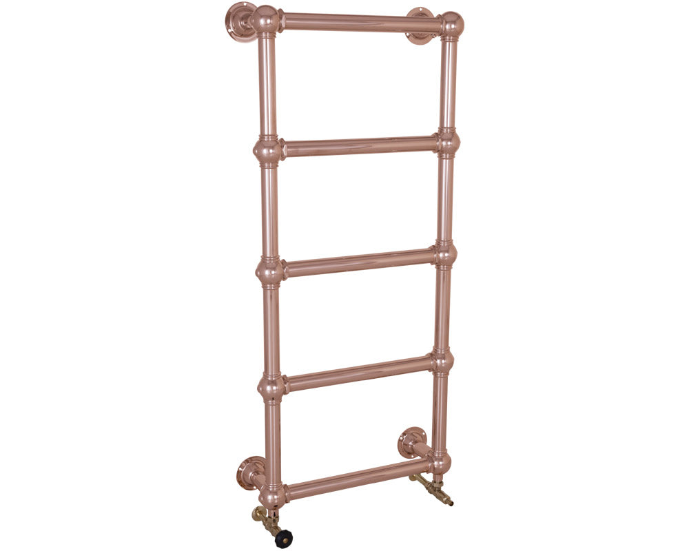 Carron Colossus 1300 x 600mm wall mounted towel rail in copper