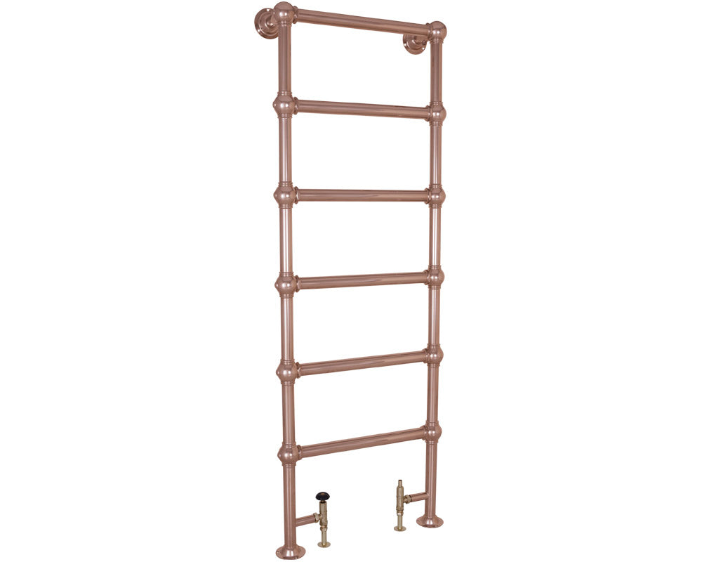 Carron Colossus 1800 x 650mm floor standing towel rail in copper