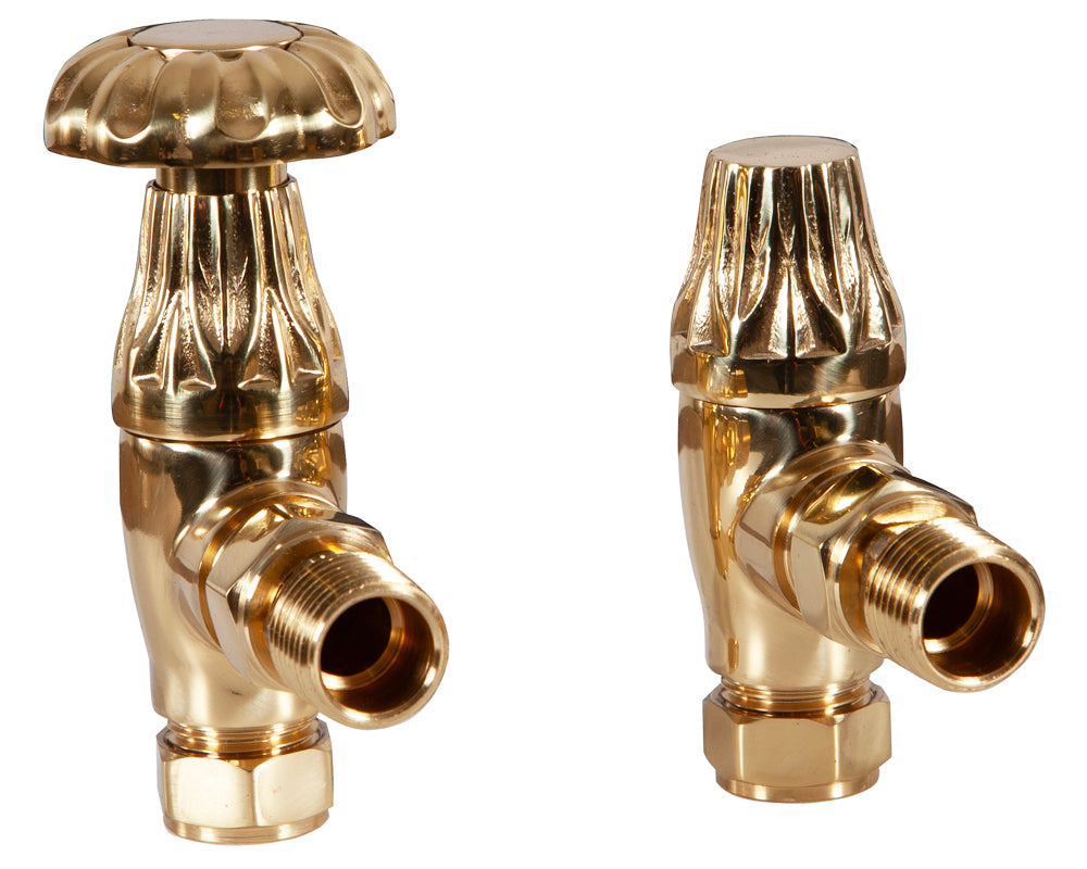 Carron Crocus manual valve in brass