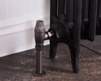 Carron Crocus thermostatic valve in pewter lockshield