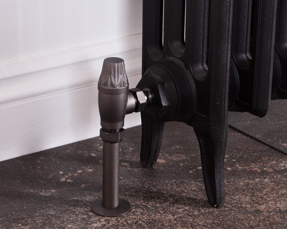 Carron Crocus thermostatic valve in pewter lockshield
