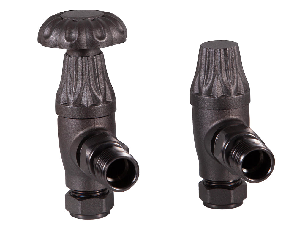 Carron Crocus manual valve in pewter