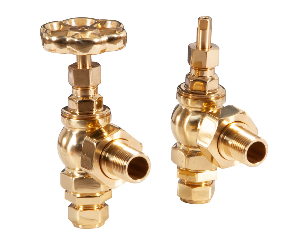 Carron Daisy wheel valve set in brass