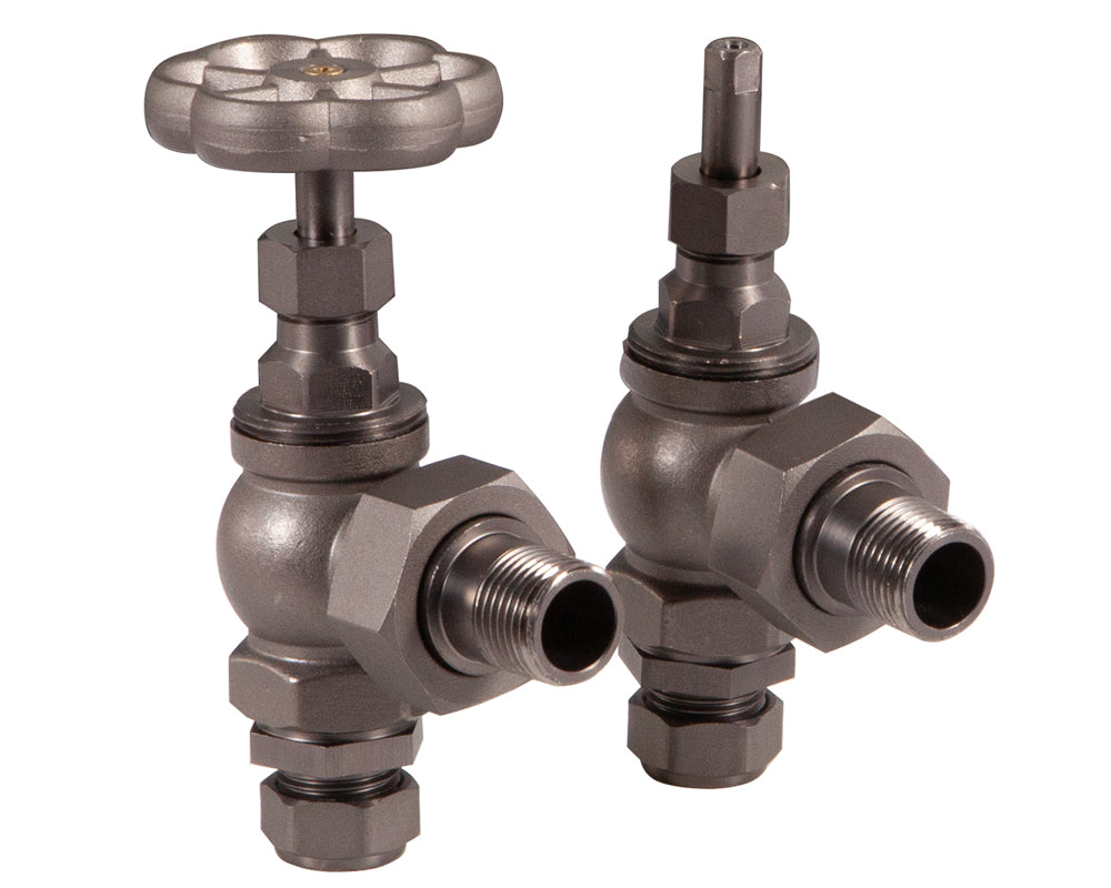Carron Daisy wheel valve set in pewter