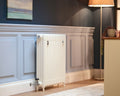 Carron Deco cast iron radiator, Farrow and Ball pointing
