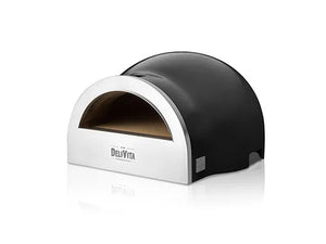 Delivita The Very Black fired oven angled profile