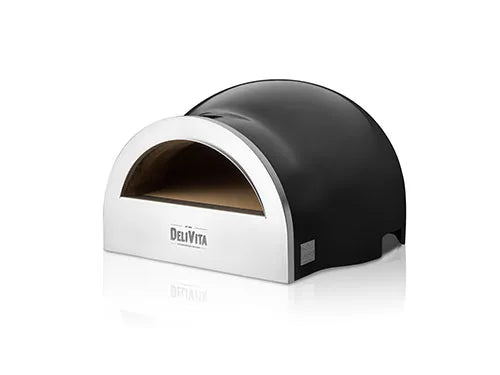Delivita The Very Black fired oven angled profile