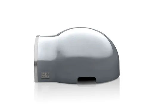 Delivita The Hale Grey wood fired oven side profile