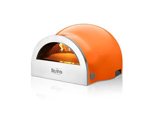 Delivita The Orange Blaze fired oven angled profile