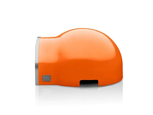 Delivita The Orange Blaze wood fired oven side profile