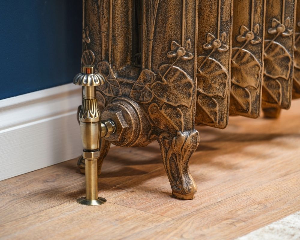 Carron Dragonfly cast iron radiator, feet