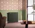 Carron Duchess 2 Column cast iron radiator, Farrow and Ball dyrehaven