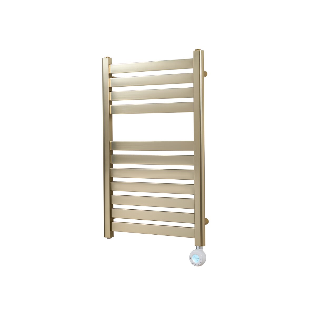 Eden Caldera 600W Electric Towel Radiator in Brushed Brass, 800 x 500mm, image 3