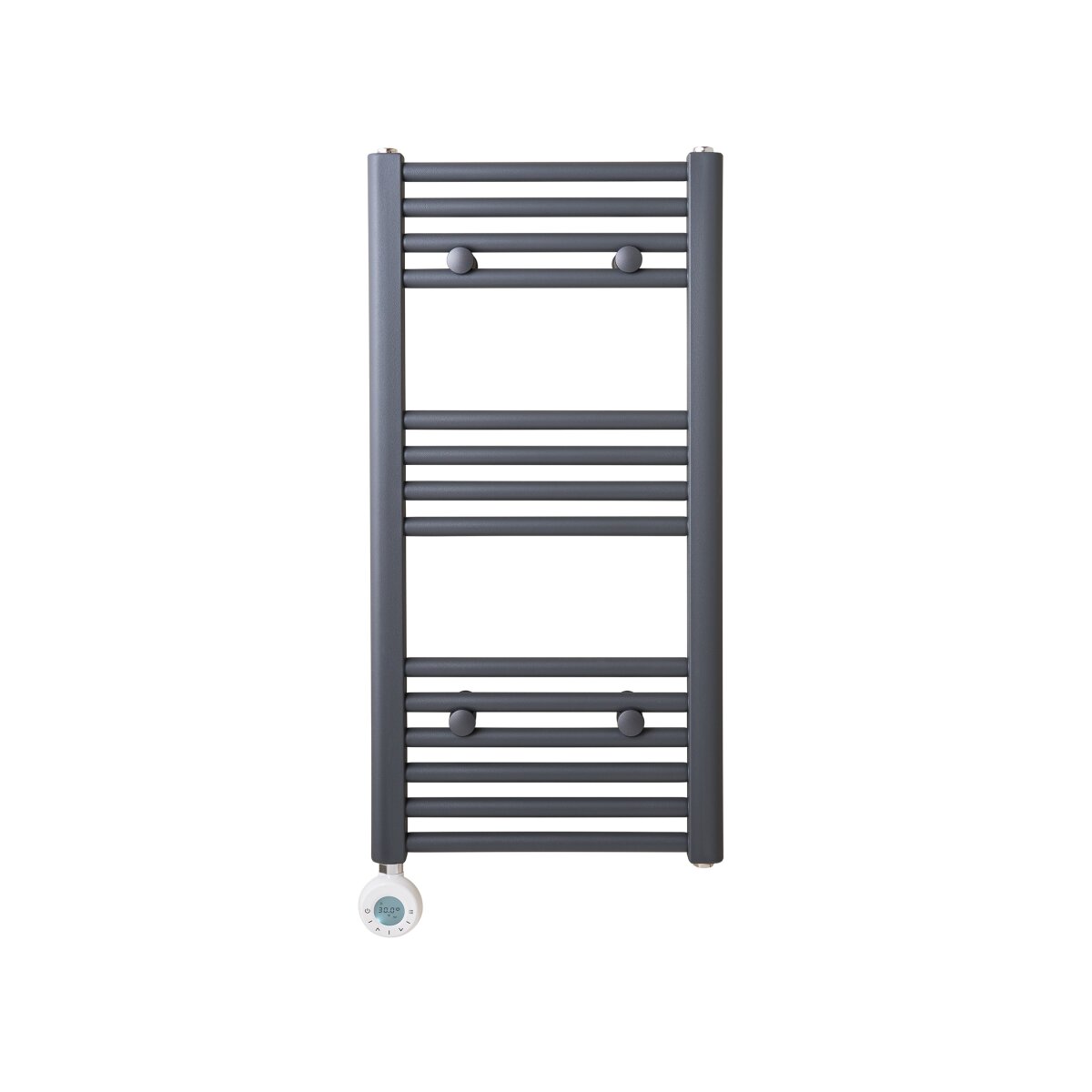 Eden Radium 600W Electric Towel Radiator in Anthracite, 800 x 400mm, image 2