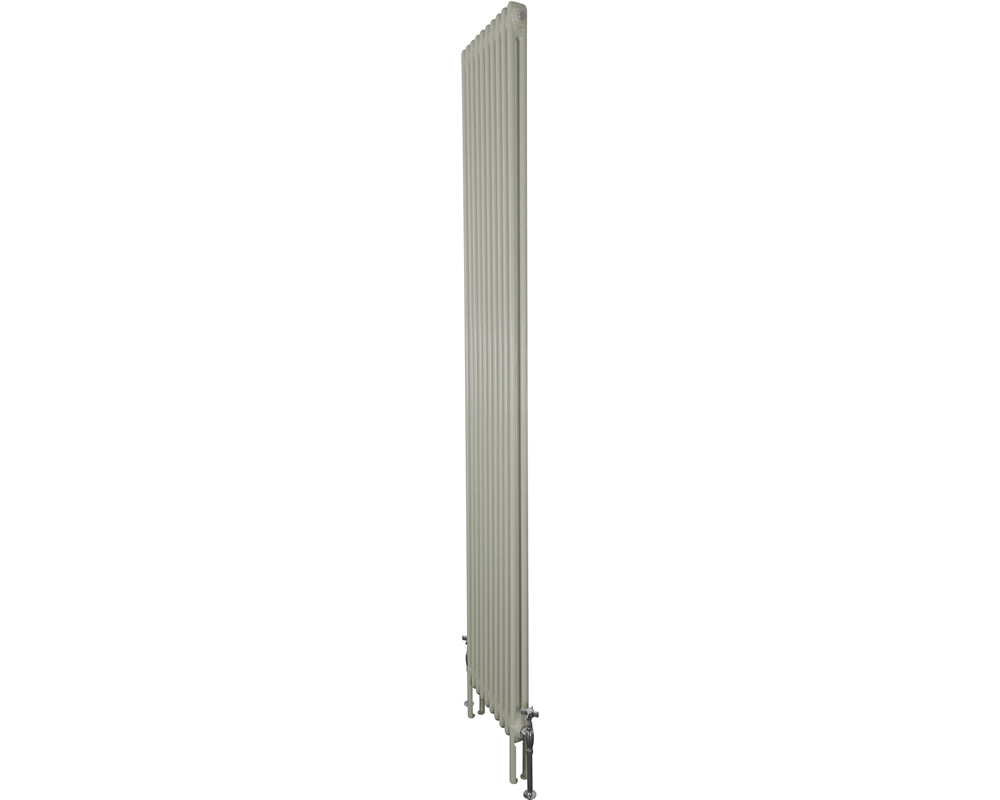 Carron Enderby 2 column steel radiator, 1910mm high, painted french gray