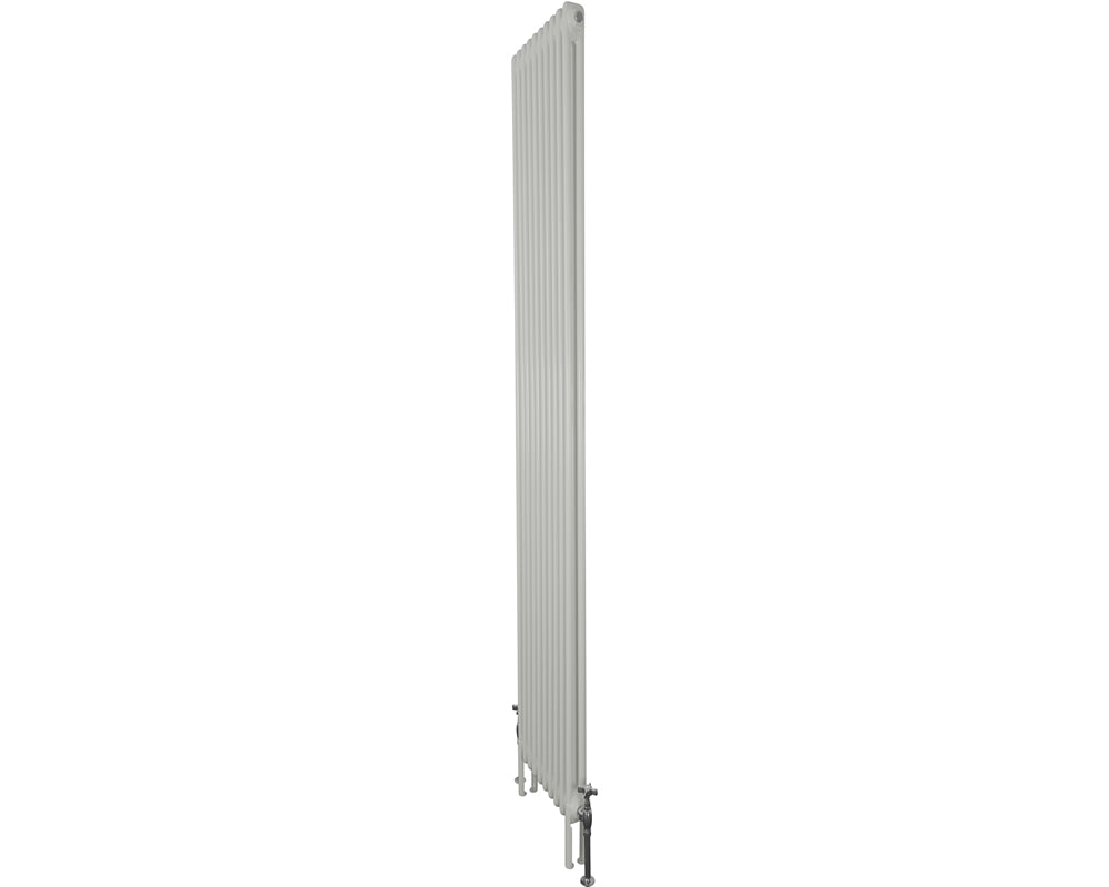 Carron Enderby 2 column steel radiator, 1910mm high, painted pavilion gray