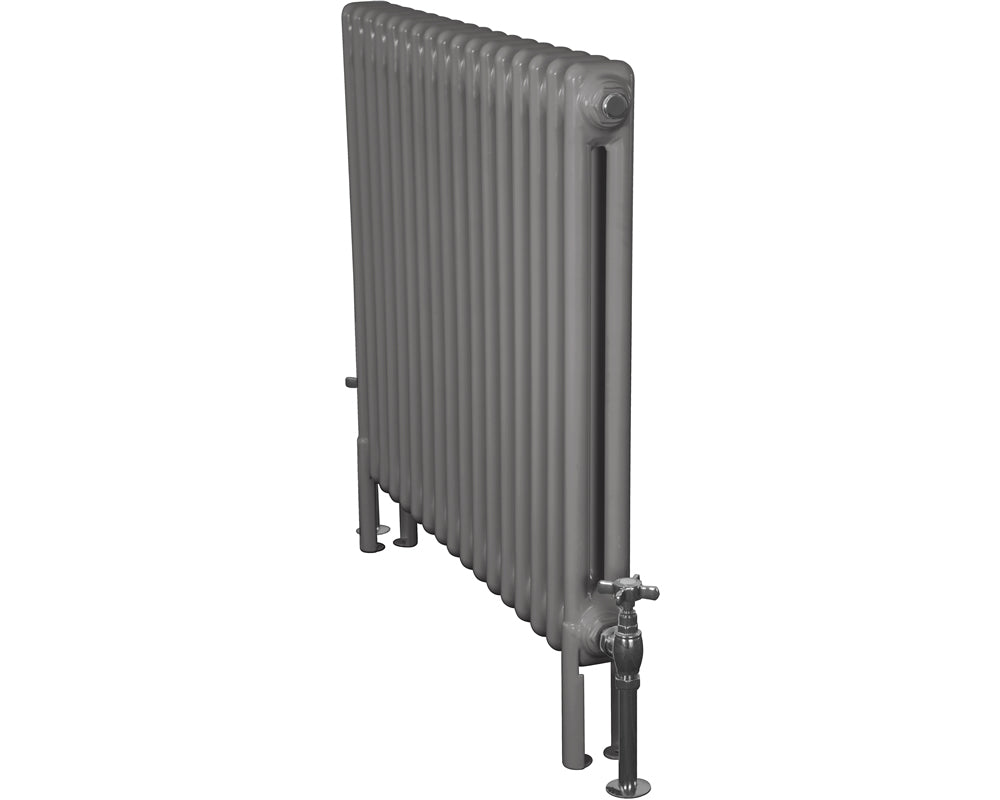 Carron Enderby 2 column steel radiator, 710mm high, painted moles breath
