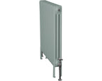 Carron Enderby 3 column steel radiator, 710mm high, painted oval room blue