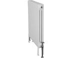 Carron Enderby 3 column steel radiator, 710mm high, painted parchment white