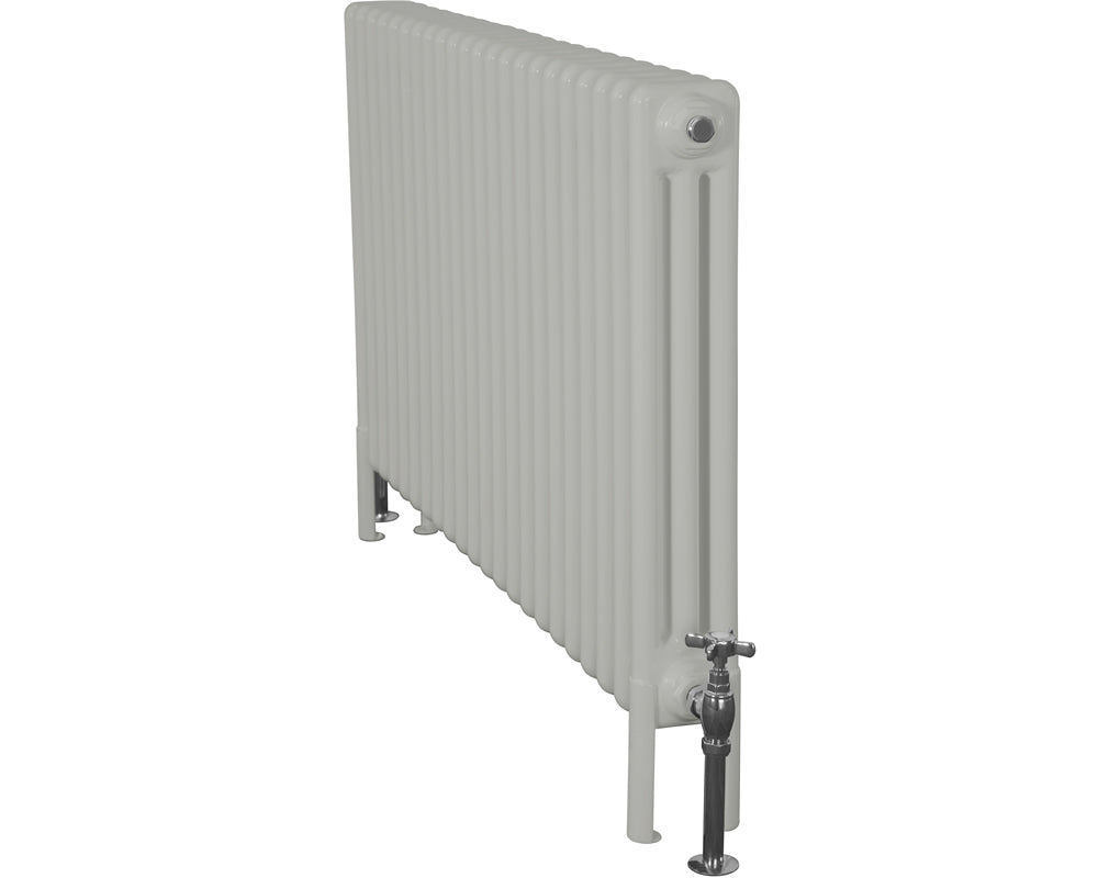 Carron Enderby 3 column steel radiator, 710mm high, painted pavilion gray
