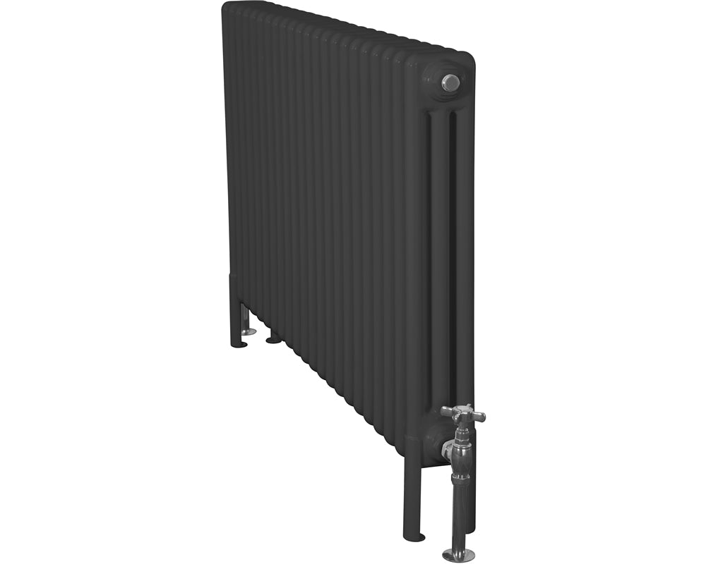 Carron Enderby 3 column steel radiator, 710mm high, painted railings