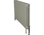 Carron Enderby 3 column steel radiator, 710mm high, painted french gray