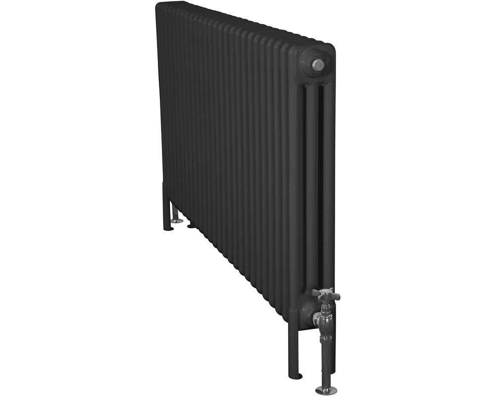 Carron Enderby 3 column steel radiator, 710mm high, painted railings